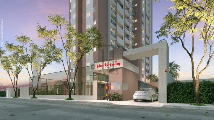 Apartamento 51,95 m² 2 dormit. e 1 suíte Cond. JR Hortência