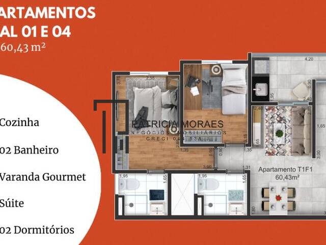 #607 - Apartamento para Venda em Sorocaba - SP - 2