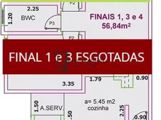 #APPC433 - Apartamento para Venda em Sorocaba - SP