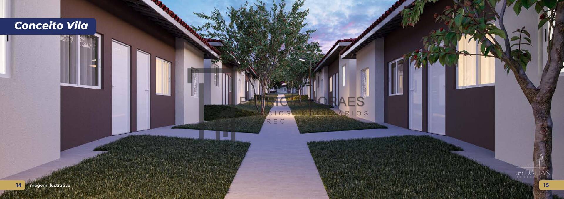 Lar Dallas: Condomínio de Casas 42,91m², 2 dormit. na Vila Bom Jesus