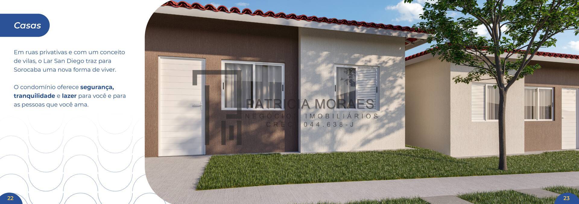 Lar San Diego: Casas de 54,48m², 2 Dorm. e Quintal Privativo na Zona Norte