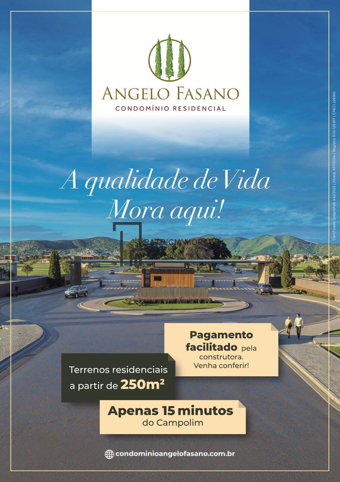 Terrenos 250m² à 493 m², Condominío Parque Angelo Residencial, Araçoiaba