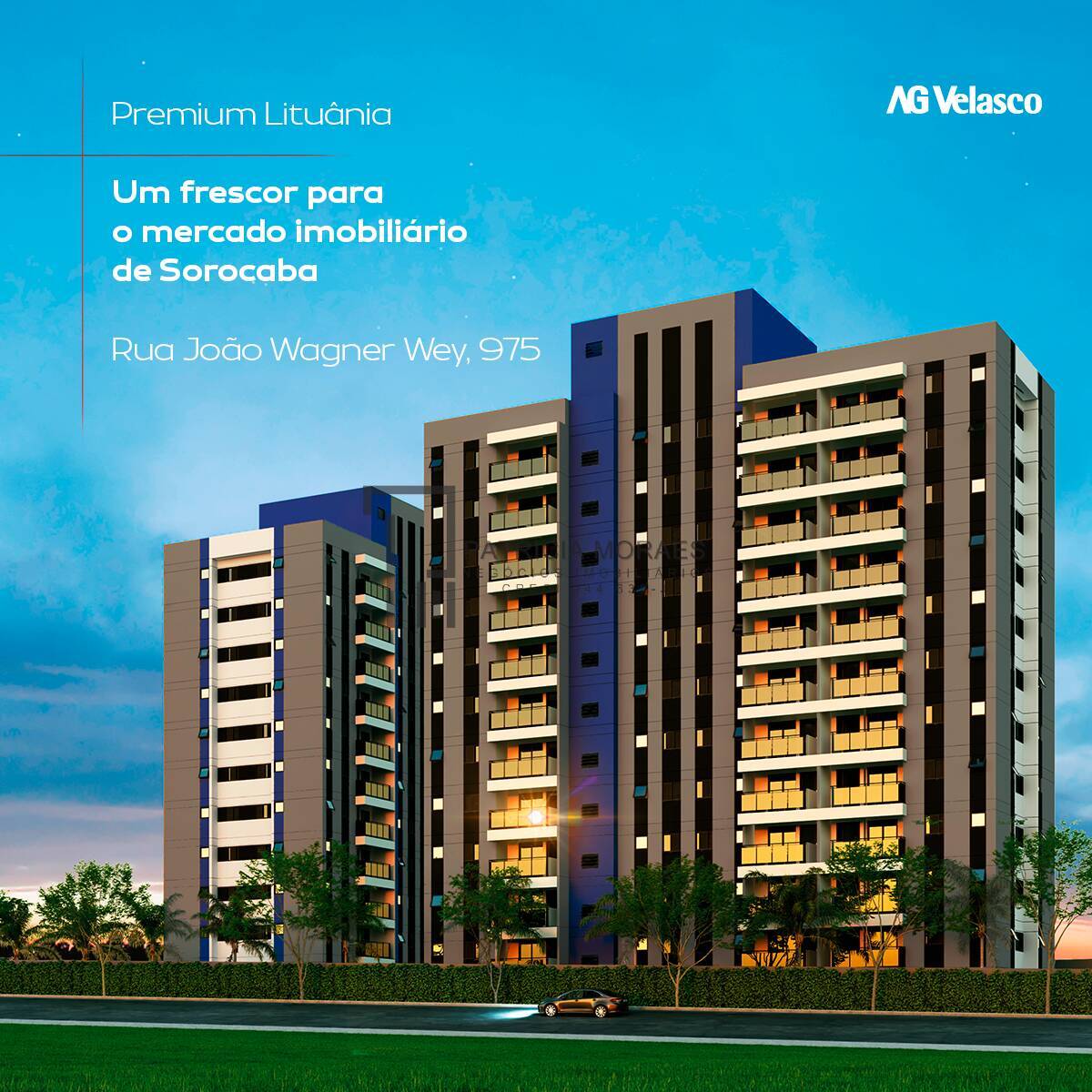 Apartamento 60,50 com 02 dorm. 1 suíte no Premium Lituânia