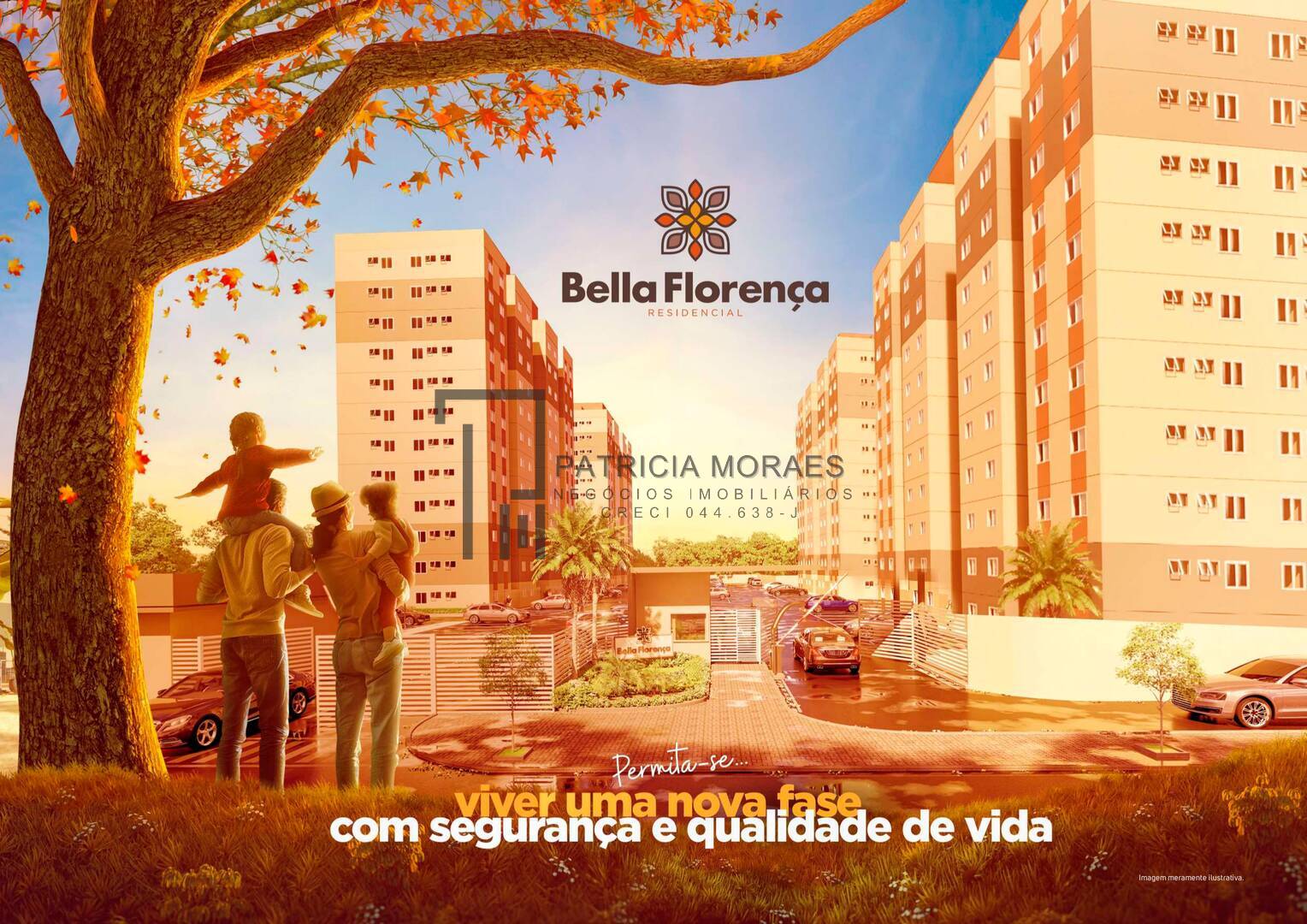 More no Bella Florença: Plantas de 49,15m², 2 dormit. (1 suíte) em Itu